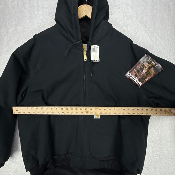 Carhartt Active Jacket Quilt Lined Mens 2XL J140 BLK Black NOS NWT - Picture 7 of 14